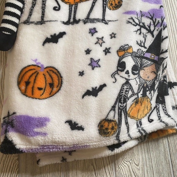 Cynthia Rowley Curious Halloween Kids Friend and Throw...